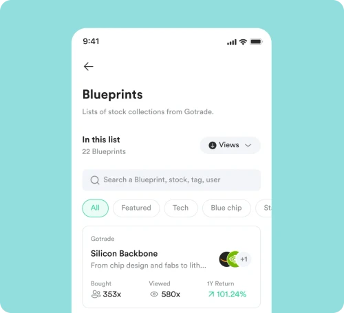 Mulai dengan portofolio siap pakai