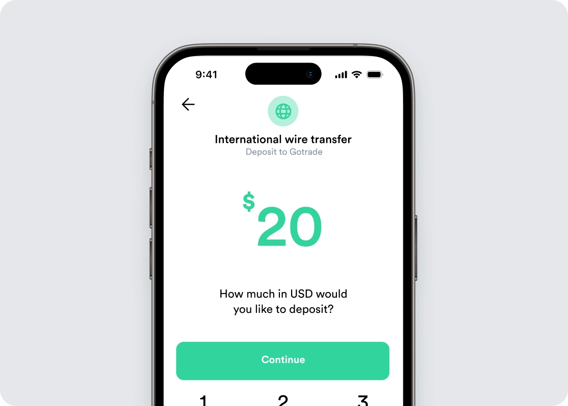 Deposit fund to Gotrade