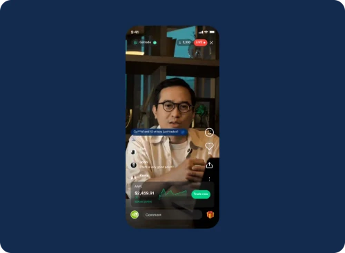 Chart dan analisis live