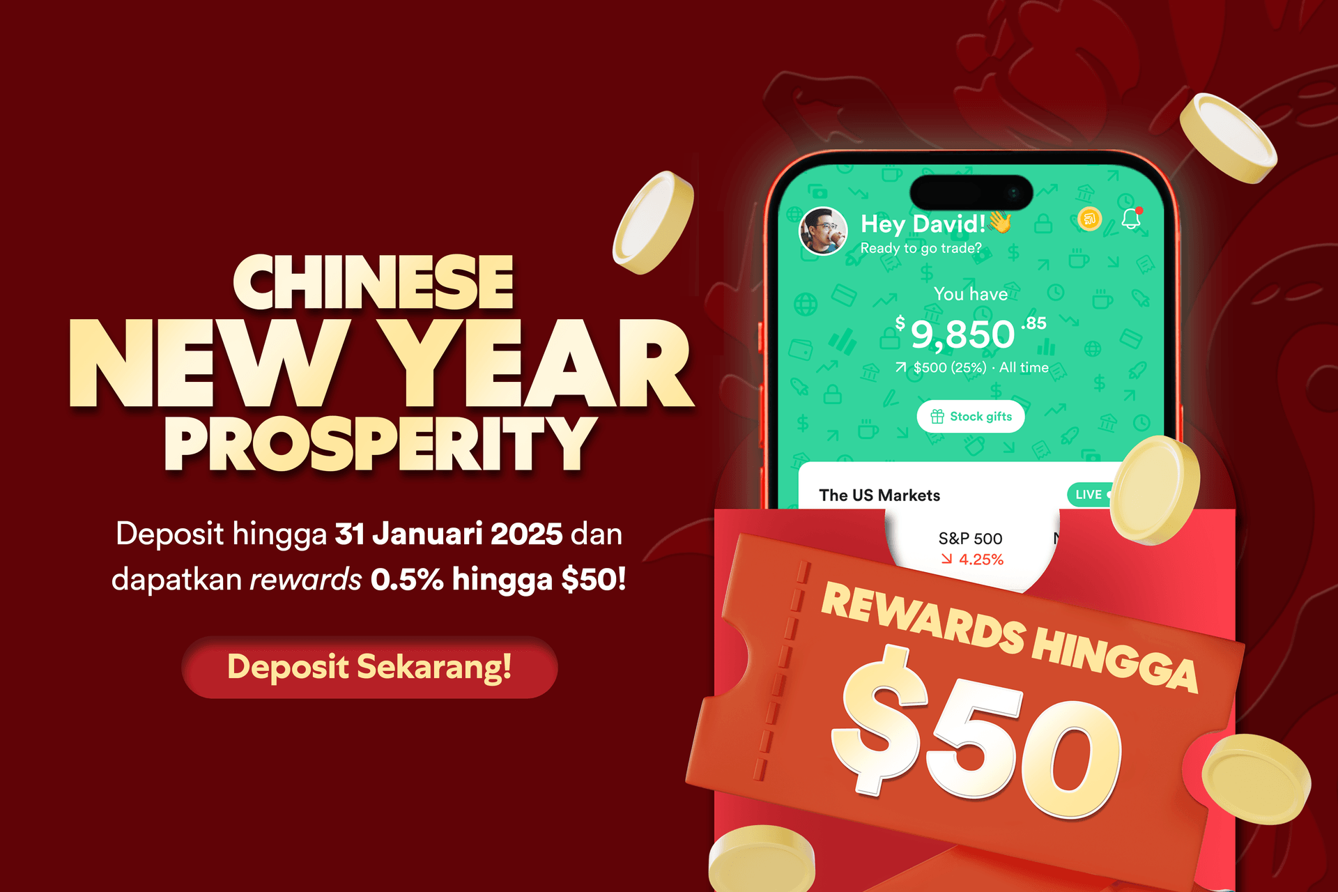 Chinese New Year Prosperity: Deposit Promo