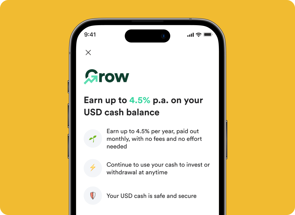 Make Your Idle Cash Work — Meet GROW